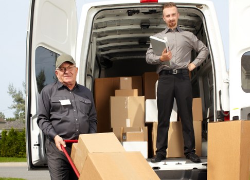 Professional removals team planning a move in Bermondsey