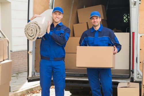 Removal team preparing a local move in Bermondsey