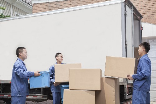 Movers protecting property during a household move
