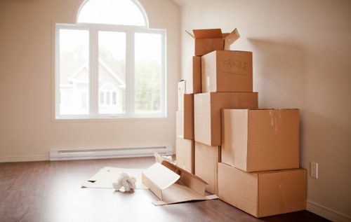Professional movers supporting a flat move near Bermondsey