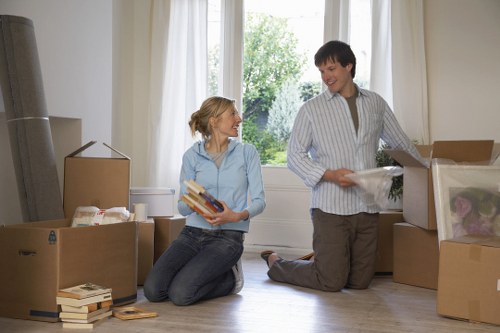 User managing cookie preferences for a removal company website