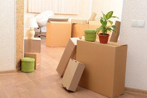 Commercial movers handling office furniture and equipment in Bermondsey