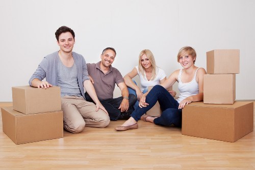 Local Bermondsey movers handling fragile items during packing